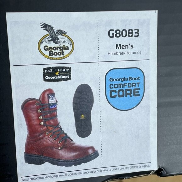Georgia Boot Mens G8083 Russet Wildwood Leather, 12 US S022 - Picture 7 of 8